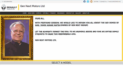 Desktop Screenshot of gennextmotors.com