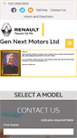 Mobile Screenshot of gennextmotors.com